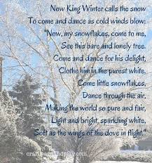 Winter Waldorf Verses Craft Learn And Play Poetry For Kids Winter Poetry Winter Poems