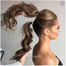 Try Multiple Ponytails Made Into One To Create Illusion Of Fuller Hair Tip Appreciated By Www Extensionsofyourself Com Hair Styles Luxy Hair Hair Tutorial