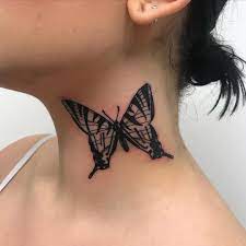 Neck Butterfly Tattoo Necktattoo Necktattoosideas Tattoo Tattooideas Tattooideasforwomen Art Tattoodesigns Butterfly Neck Tattoo Neck Tattoo Tattoos