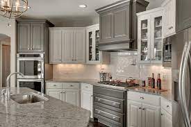 Maybe you would like to learn more about one of these? Kitchen With White And Gray Cabinets Transitional Kitchen Benjamin Moore Kendall Charcoal Gonyea Homes