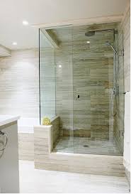 Silver travertine counter tops with a straight edge top the bathroom vanity. Pin Auf El Bano