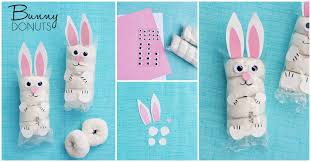 Easter treat ideas for school. Easter Bunny Donuts Kids Snack Idea I Heart Arts N Crafts