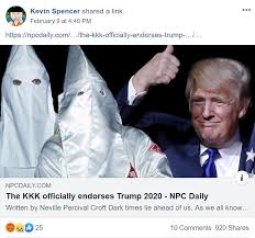 You can find a tremendous amount of the quotes used by the generator (sometimes with commentary) in the following places Fact Check Did Kkk Endorse Donald Trump Wral Com