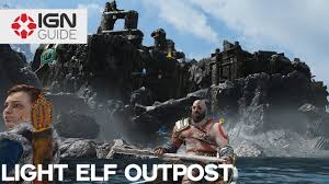 Light Elf Outpost Walkthrough God Of War See Every Puzzle Solution And Collectible Location At The Light Elf Outpost In God Of War Fo God Of War Outpost War