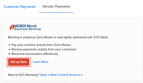Nri customers can generate user id only through bank account option. Connected Banking With Icici Bank Help Zoho Books