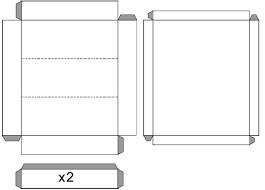 Commencez par couvrir la boîte de papier de bricolage ou bien de peinture. Ma Boite Rectangulaire En Papier A Compartiments Fait Maison Par Lilouina