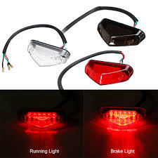 Universal Dc 12v Red 12 Led Motorcycle Atv Dirt Bike Brake Stop Running Tail Light Alexnld Com