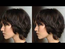 Every type of hair provides its own attributes that are seen in the type of haircut that you have. How To Short Layered Shag Haircut Tutorial With Razor Youtube