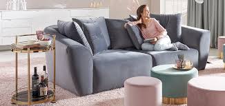Switch big sofa grau mikrofaser max grau anthrazit. Smart Big Sofa Krista Grau Mobel Hoffner