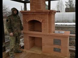 простой мангал из кирпича своими руками чертежи и фото Mangal Kazan Iz Kirpicha Svoimi Rukami Youtube Ulichnye Kaminy Dvor V Stile Modern Kirpichnyj Gril