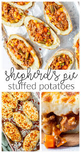 Shepherd S Pie Stuffed Potatoes Recipes Using Ground Beef Oven Potato Recipes Recipes