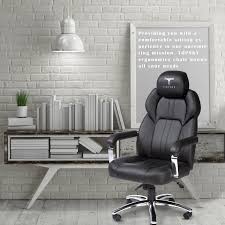 There are different chairs for everyone, if you are tall or carrying a few extra pounds, there are chairs designed for you. Topsky Executive Office Chair Large Leather Chair With Adjustable Headrest High Back Black Leather Executive Office Chairs Leather Chair Office Chair Makeover