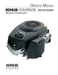 The engine knocked when i bought the tractor but i noticed that when i engaged the pto the knock disappeared. Courage Sv470 Sv620 Kohler Engines