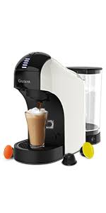 Being easy to use and clean, it is no wonder that they are gracing the countertops of most homes around the country. Amazon Com Espresso Machine Gretess Capsule Coffee Maker Espresso Cappuccino And Latte Pod Machine Compatible With Dolce Gusto Capsules 34 Oz Water Tank 3 Level Cup Settings Opt Xr Kitchen Dining