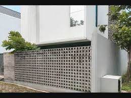 10 Design Pagar Unik Menggunakn Roster Beton Minimalis Rumah Rumah Minimalis Pagar