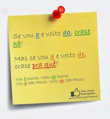 portugues na tela duvida por que a crase nossa de cada dia estudos para o enem dicas de portugues duvidas de portugues pinterest