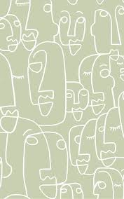 Pin By Nuria On Backgrounds Drawing Wallpaper Abstract Face Art Profile Wallpaper