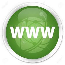 WWW Icon Glossy Green Button Stock Photo, Picture and Royalty Free Image.  Image 16279012.