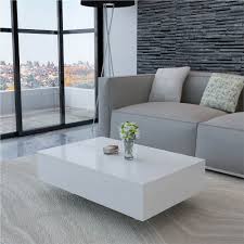 High gloss lacquered mdf top steel frame powder coated black read more Coffee Table High Gloss White