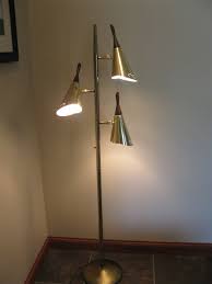 Stunning Mid Century Floor Lamp 3 Gold Shades Modern Atomic Office Lamp 3 Way Switch Space Age Ret Mid Century Floor Lamps Vintage Floor Lamp Retro Lamp