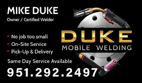 Our goal is to be a company you will enjoy using for years to come. Logo Design Business Card Duke Mobile Welding On Behance