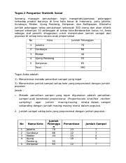 Untuk soal nomor 1 sampai dengan 30 pilihlah satu jawaban yang paling tepat! Tugas 2 Pengantar Statistik Sosial Docx 1 Metode Penarikan Sampel Yang Tepat Digunakan Adalah Penarikan Sampel Acak Berstrata Course Hero