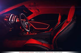 Devilish Amazing Red Led Interior Lighting Camaro Interior Dream Cars Camaro