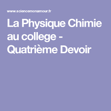 Pin On Physique Chimie