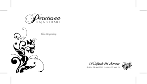 Ada yang bilang hitam itu klasik dan putih itu berhubungan dengan cahaya. Contoh Kad Kahwin Black And White Berbagai Bekalan Rumah