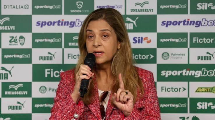 Leila Pereira se pronuncia ap&oacute;s derrota do Palmeiras para o Flamengo