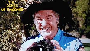 The Hazzard County Sheriff, the best lawman Boss Hogg's money can buy,  Sheriff Rosco P Coltrane. I bet you can hear this photo, I hope y'all are  having a great day!! #TheDukesOfHazzard #