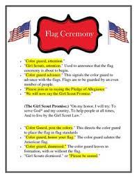 girl scout flag ceremony girl scout songs girl scouts girl scout activities
