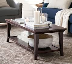 The size of your coffee table will depend on the size of your sofa and the space you are adding it to. Metropolitan Rectangular Coffee Table Espresso Coffee Tables Side Tables End Tables Pottery Ba Coffee Table Coffee Table Wood Rectangular Living Rooms
