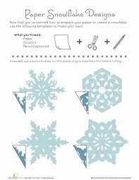 Paper Snowflake Patterns Worksheet Education Com Paper Snowflake Patterns Paper Snowflake Template Snowflake Template