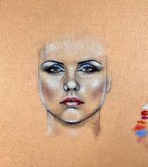 Very cool that Blondie shared this fabric portrait of Debbie Harry and  included pics of the process.