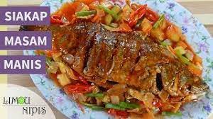 Ok berbalik kepada resepi ikan siakap masam manis ni, kat sini saya kongsikan resepi yang paling simple dan mudah untuk dibuat terutamanya kepada yang baru nak belajar. Siakap Masak Masam Manis Youtube