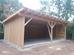 Offenstall Unterstand Carport Holz Schalung Holzgarage