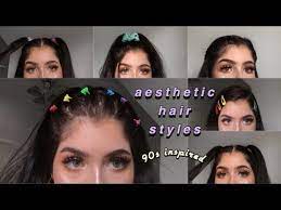 90 Inspirert Aesthetic Frisyrer Emma Donado Hair Clips 90s 90s Hairstyles Aesthetic Hair