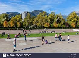France Isere Grenoble Paul Mistral Park Is An Urban Park With Its Stock Photo Alamy