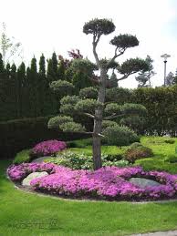 Garten Kiefer Bonsai Azaleen Felsen Japan Japanischer Garten Rasen Gartengestaltung Garten Landschaftsbau Pflanzen Garten