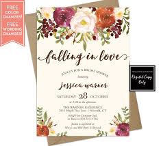 Fall Bridal Shower Invitation Fall In Love Bridal Shower Invite Wedding Shower Baby Sho Fall Bridal Shower Invites Fall Bridal Shower Fall Wedding Shower