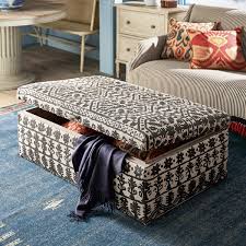 I love the idea of using a large tufted ottoman as a coffee table. Stylish Storage Solutions 5 Of The Best Luxury Upholstered Ottomans Avenue15 Co Uk