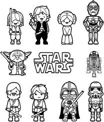 Dibujos Para Colorear De Star Wars Lego