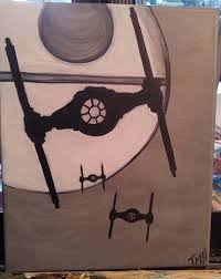 Apotelesma Eikonas Gia Easy Star Wars Paintings Star Wars Painting Star Wars Art Painting Star Wars Drawings