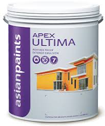 Asian paints exterior top coat with uv, algae & fungal protection gives a durable finish to your wooden surface at a smart price. Use Apex Ultima Water Based Emulsion For High Performance Asian Paints