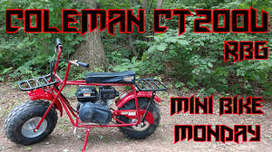 With the exception of the frame and its associated fenders and panels, a majority of parts are interchangeable between coleman mini bike models. Coleman Ct200u Mini Bike Unboxing Ride Mini Bike Monday Youtube