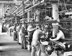 1932 Ford Chasiss Assembly Line Assembly Line River Rouge New Ford Mustang