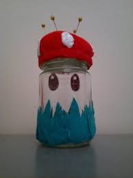 Super mario + the flash fusion challenge (step by step tutorial). Mario Mushroom Pincushroom How To Make A Jar Pot Pin Cushions Drawing And Decorating On Cut Out Keep