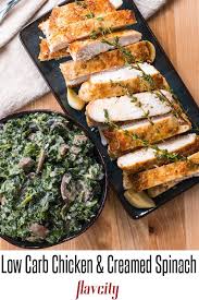 Low Carb Chicken Keto Meal Prep Flavcity With Bobby Parrish Recipe Dairy Free Creamed Spinach Keto Meal Prep Low Carb Chicken