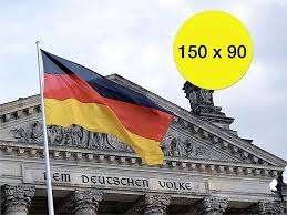 The flag of germany (german: 4x Deutschlandfahne Fanartikel Deutschland Kaufland De